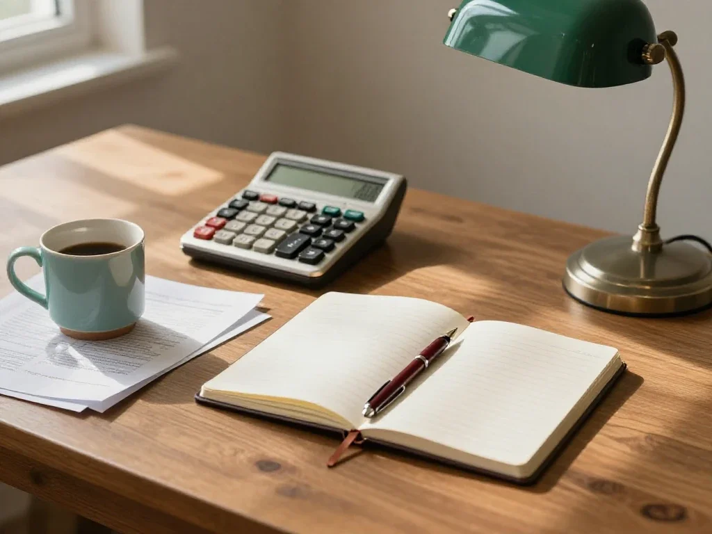 Objets de bureau familiers vus sous un angle original pour questionner nos perspectives habituelles.